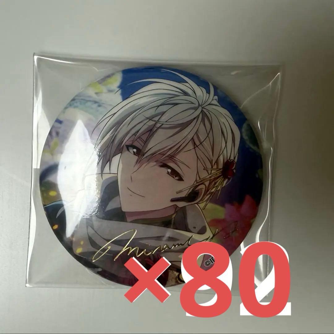 アイナナ アイドリッシュセブン ŹOOĻ 棗巳波 ブラホワ 缶バッジ