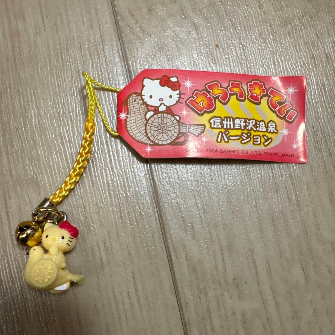 ご当地キティ 根付ストラップ 信州 野沢温泉 - メルカリ