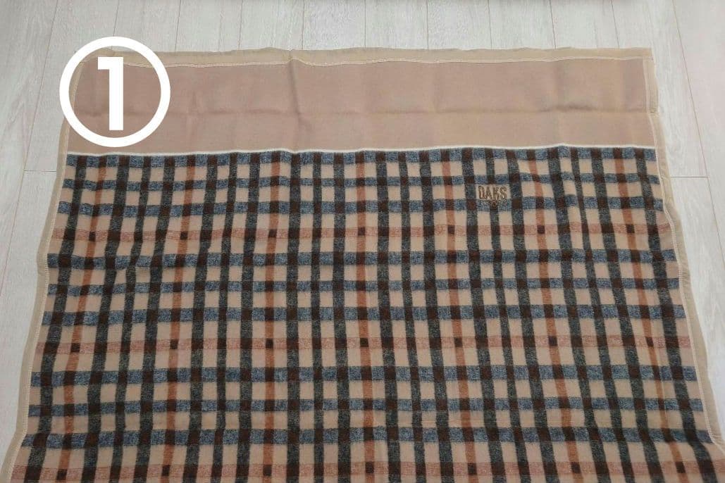 DAKS　ダックス　毛布　ウール100%　敷パッド　セット　松坂屋購入