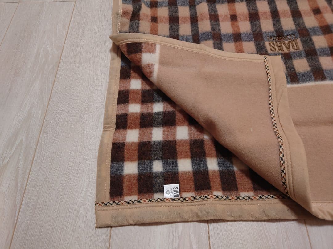 DAKS　ダックス　毛布　ウール100%　敷パッド　セット　松坂屋購入