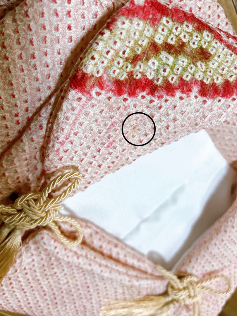 レトロ着物♡総絞り被布　七五三　3歳　女の子　フルセット　ピンク　アンティーク