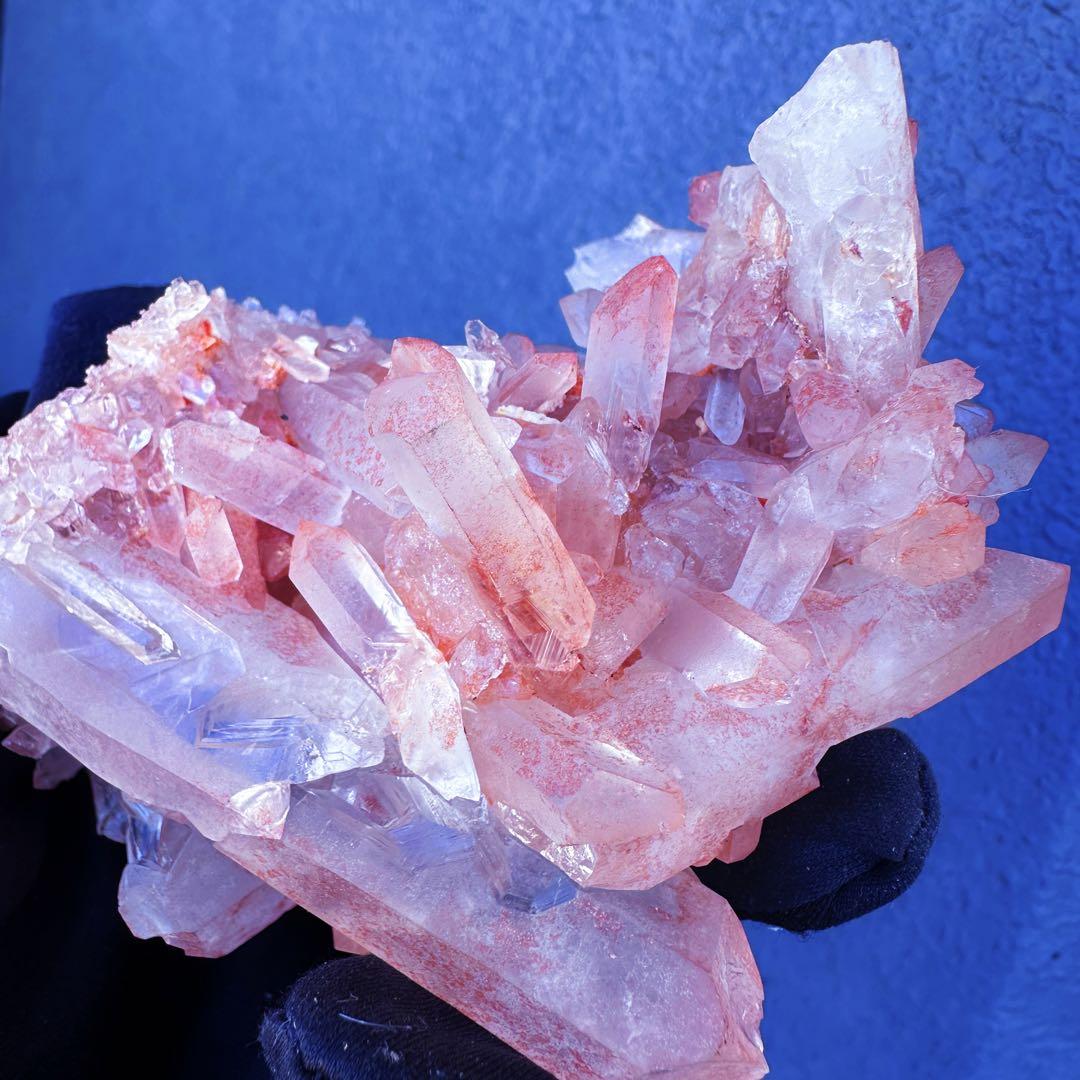 爆レア❗️浄化❗️超綺麗♡超強いパワー ピンク ヒマラヤ クラスター天然石A1451