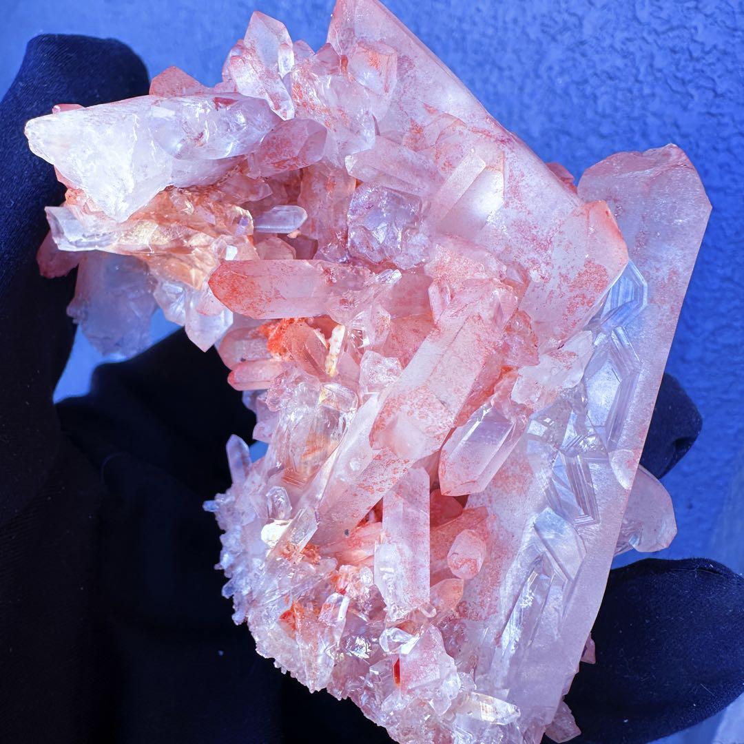 爆レア❗️浄化❗️超綺麗♡超強いパワー ピンク ヒマラヤ クラスター天然石A1451