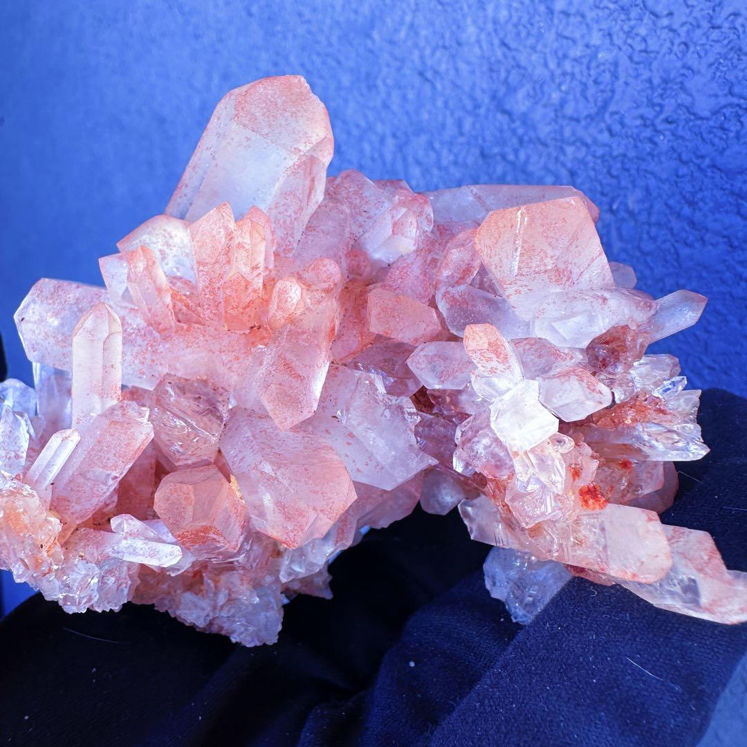 爆レア❗️浄化❗️超綺麗♡超強いパワー ピンク ヒマラヤ クラスター天然石A1451