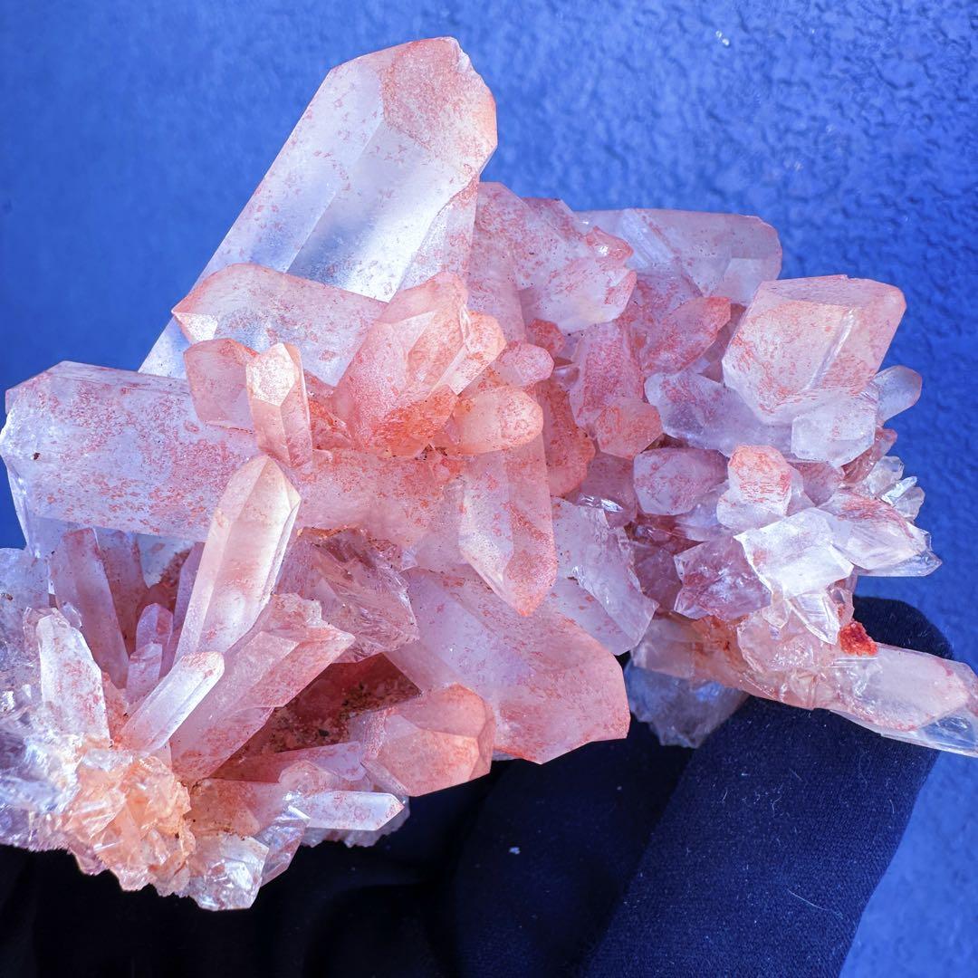 爆レア❗️浄化❗️超綺麗♡超強いパワー ピンク ヒマラヤ クラスター天然石A1451