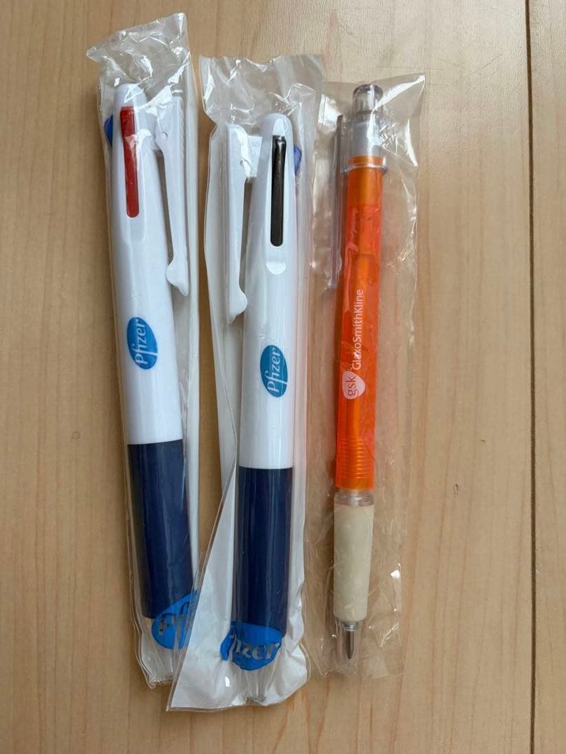 製薬会社 ノベルティ 3色 1色 ボールペン 付箋 15点セット 非売品 レア