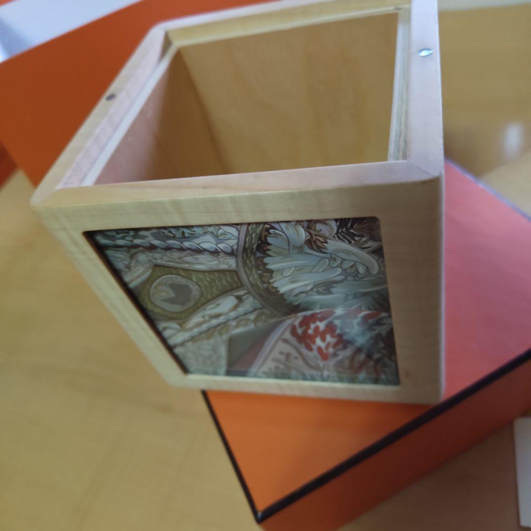 【激レア・未使用】エルメス　フォトフレーム・ボックス　エポペ ダダ　虎杢