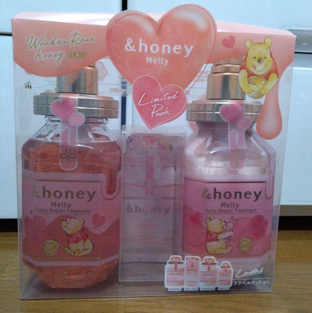 &honey シャンプー、ヘアオイルセット 限定ディズニーキャラクターまとめ売り