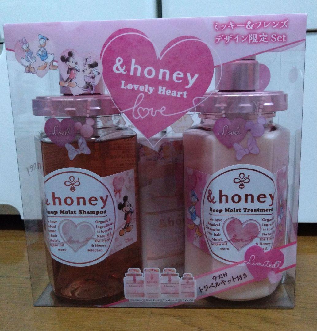 &honey シャンプー、ヘアオイルセット 限定ディズニーキャラクターまとめ売り