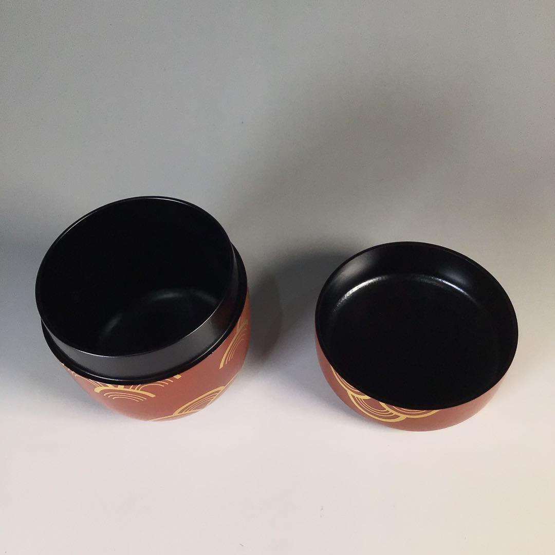 M279 棗 『小坂修斉作』『青海波蒔絵』『妹塗』『大棗』 共箱 茶道具