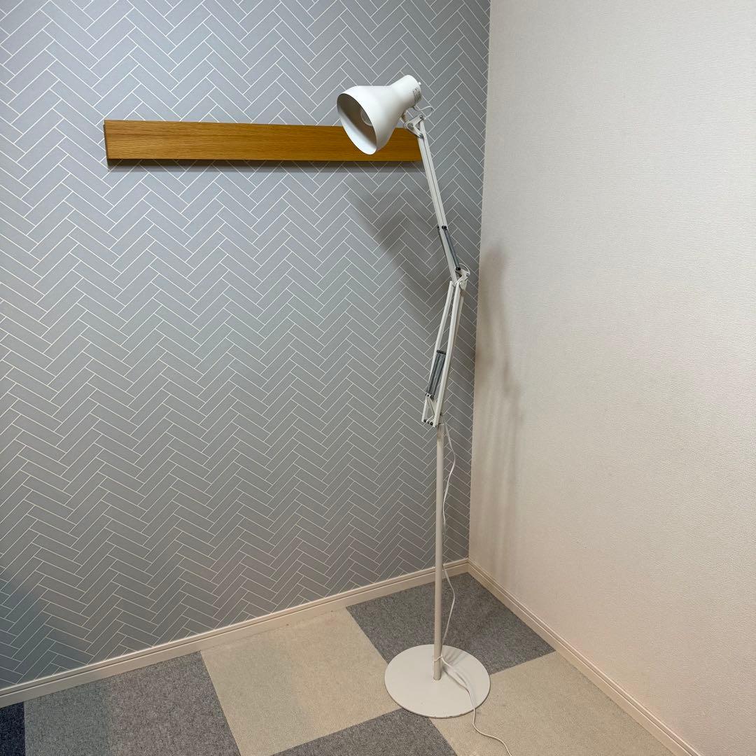 無印良品 アルミフロアライト 照明 インダストリアル 廃盤　北欧　インテリア