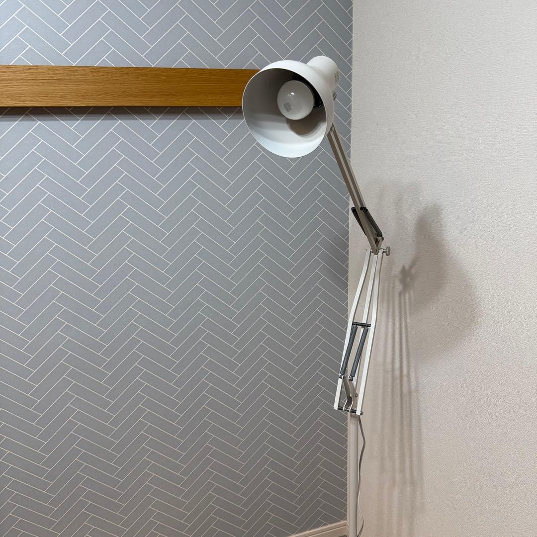 無印良品 アルミフロアライト 照明 インダストリアル 廃盤　北欧　インテリア