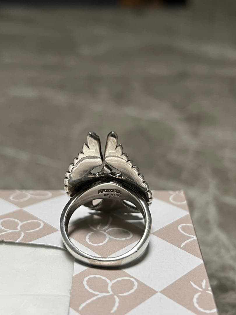 羽根デザイン シルバーリング アリゾナフリーダム