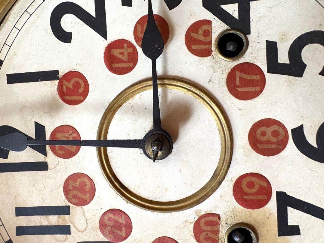 希少 ビンテージボンボン柱時計