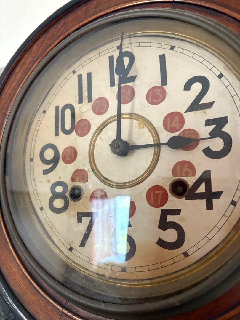 希少 ビンテージボンボン柱時計