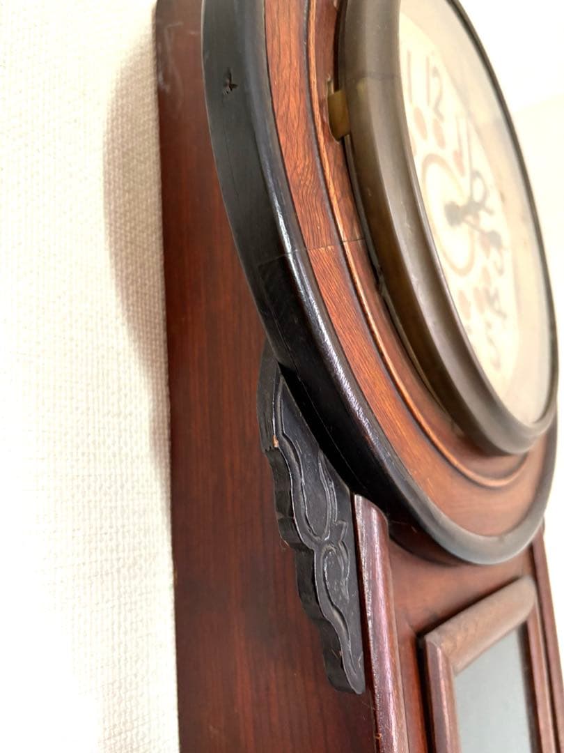 希少 ビンテージボンボン柱時計