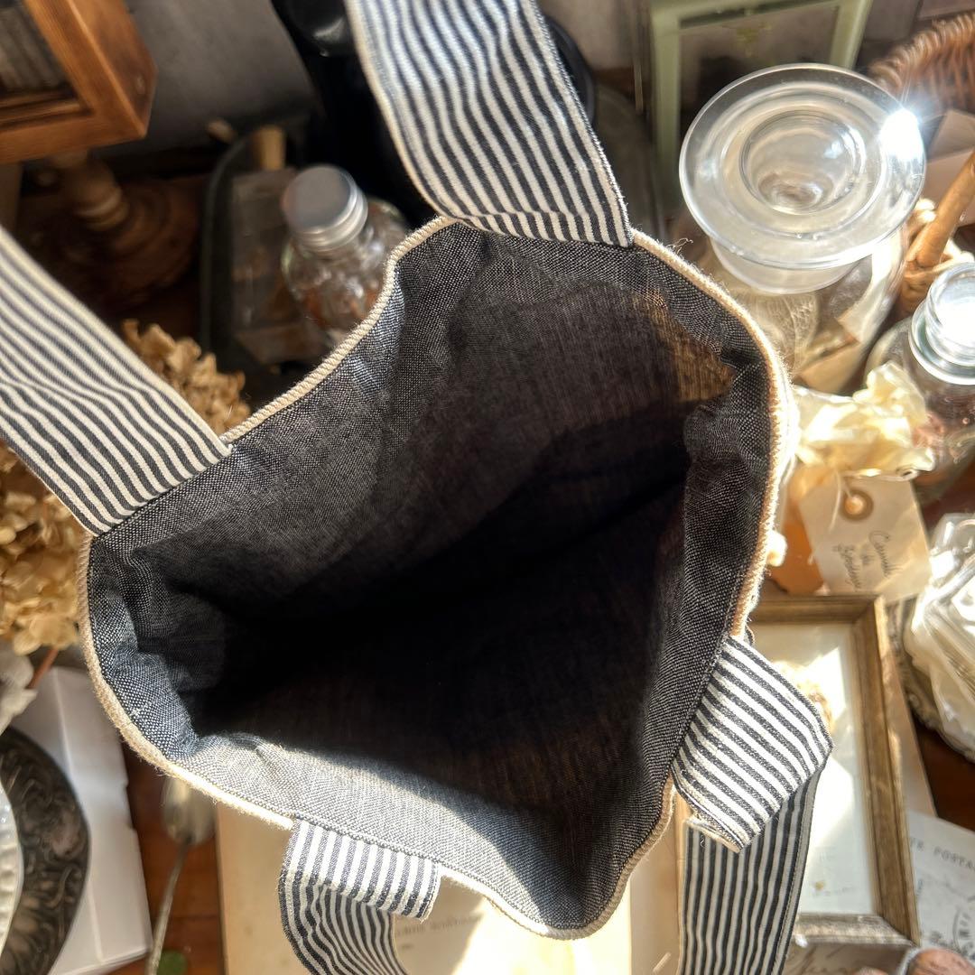 アンティーク風 チュールレース お花刺繍アップリケ フリルコラージュ ミニバッグ