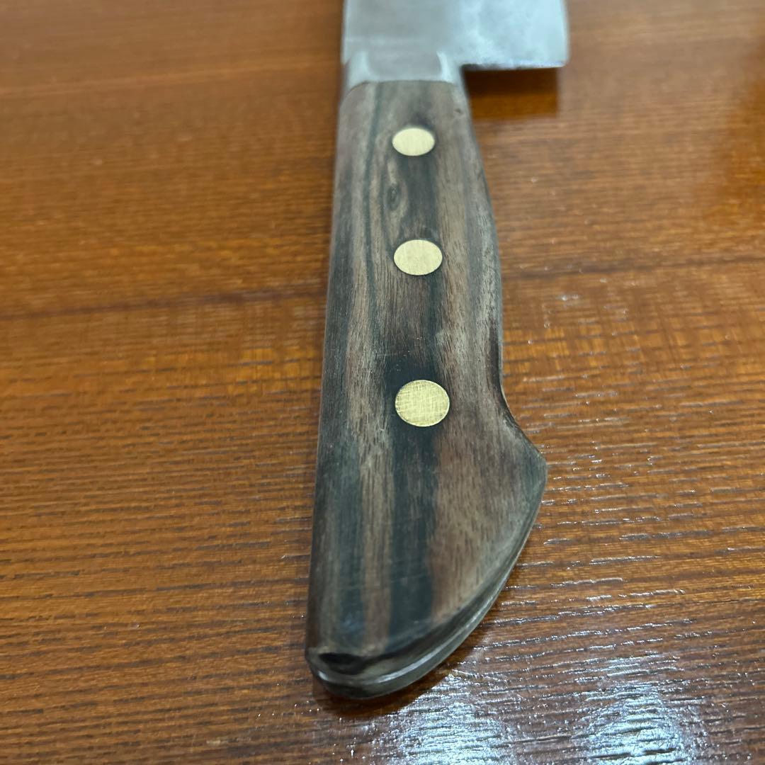 牛刀包丁 紋三郎作 全長41cm刃28cm重約308g厚約2mm ★送料無料