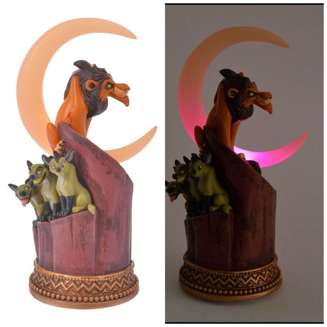 スカー＆シェンジ、バンザイ、エド フィギュア ライトアップ ライオン・キング