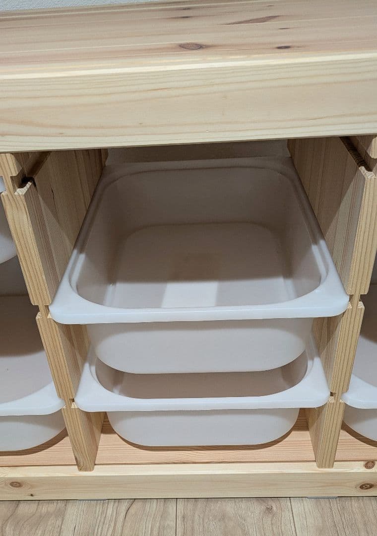 IKEA トロファストプラスチックボックス6個付Bタイプ