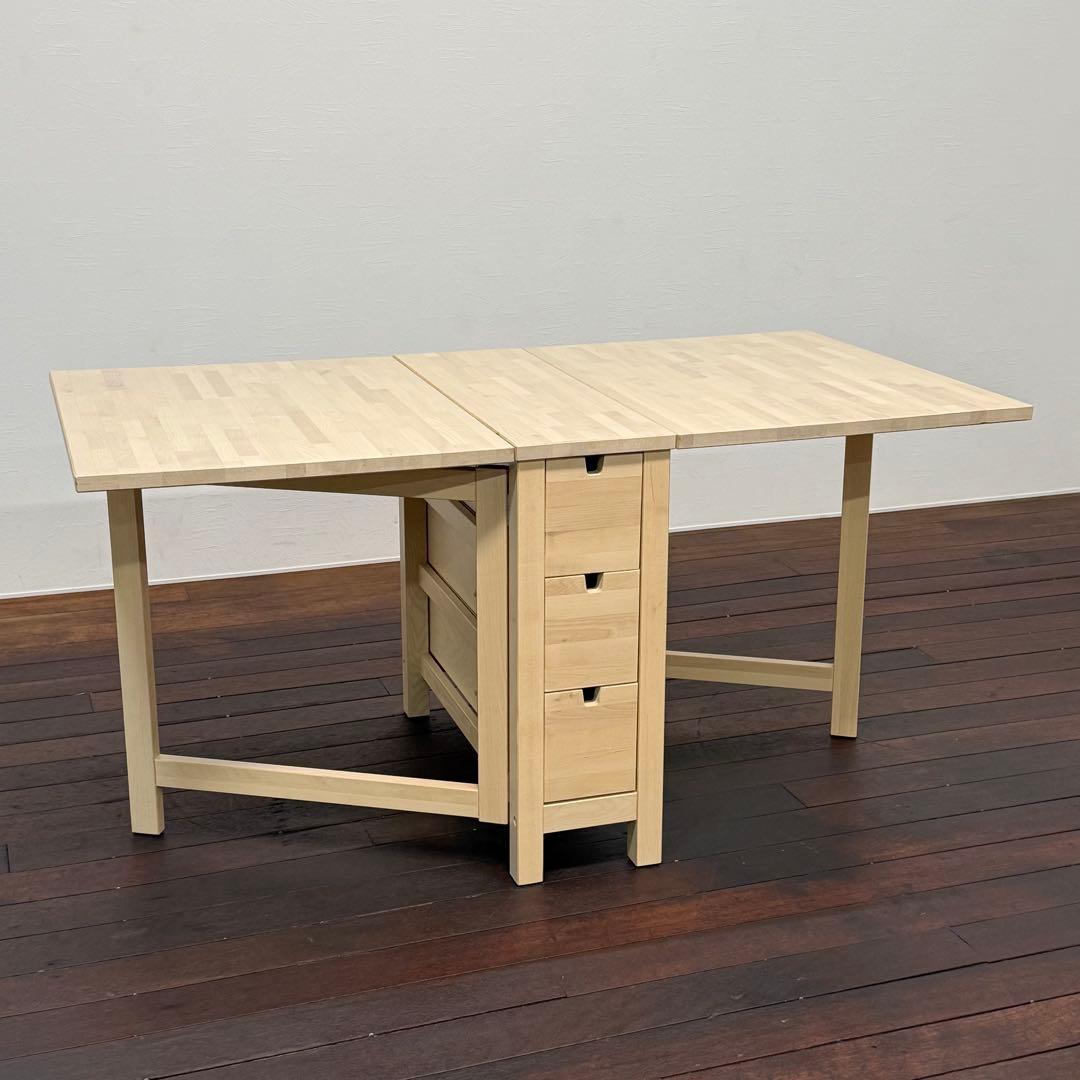 H110K34 イケア IKEA NORDEN ノールデン ゲートレッグテーブル