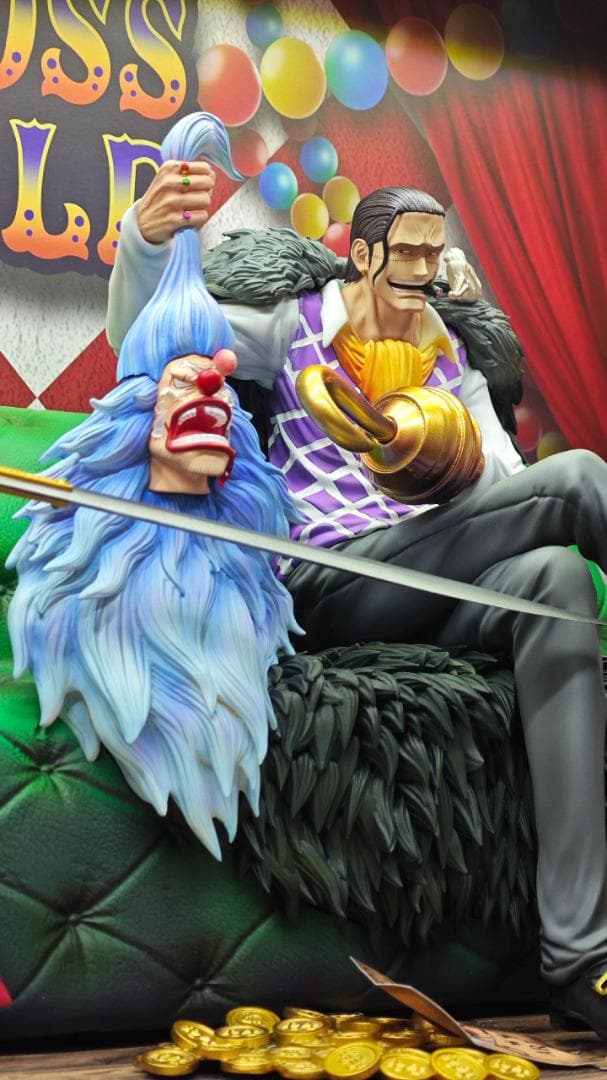 ワンピース クロスギルド ミホーク クロコダイル フィギュア ガレージ