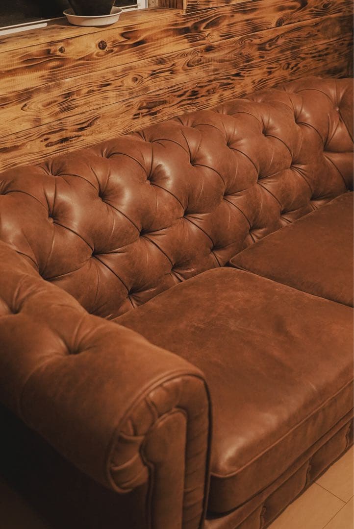 チェスターフィールド　ビンテージ　アンティーク　ソファ