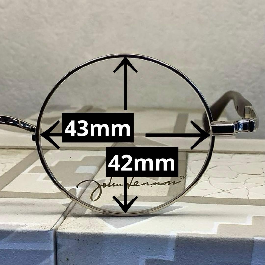 【レンズ代込】ジョンレノン　イチヤマ眼鏡　強度近視用眼鏡やリーディンググラスに④