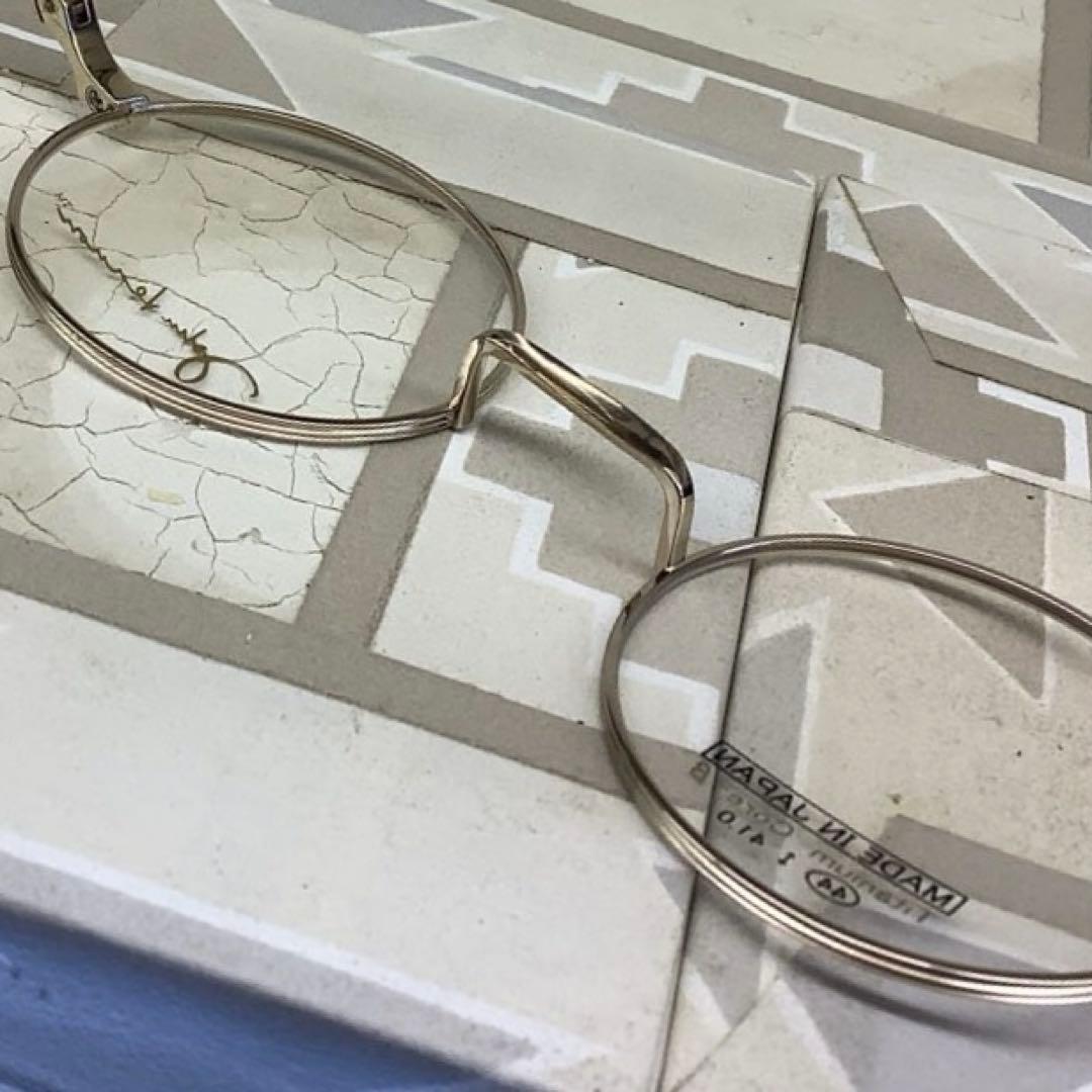 【レンズ代込】ジョンレノン　イチヤマ眼鏡　強度近視用眼鏡やリーディンググラスに④