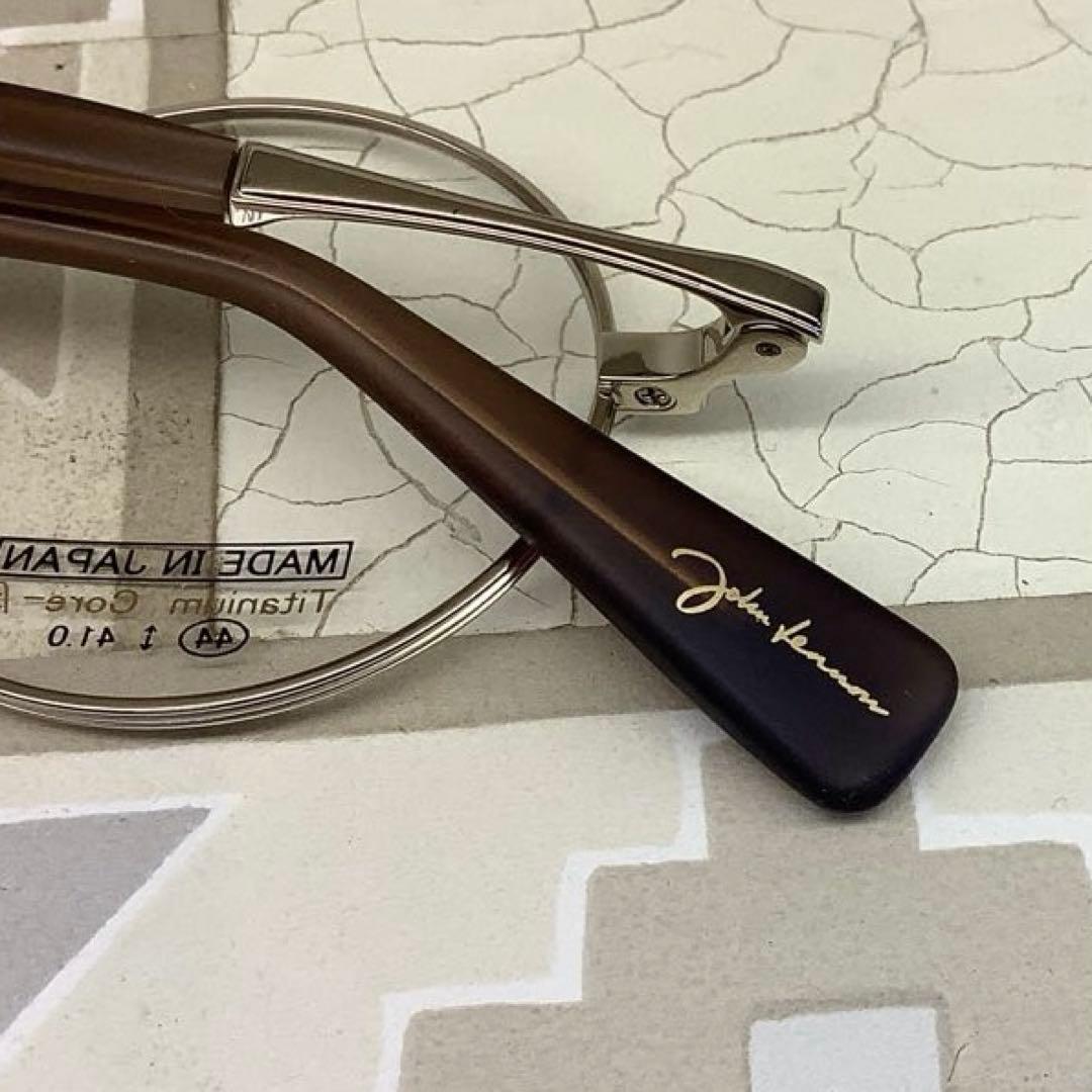 【レンズ代込】ジョンレノン　イチヤマ眼鏡　強度近視用眼鏡やリーディンググラスに④