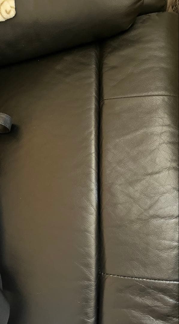 値下げ！ニトリ　電動リクライニングソファ　黒　ブラック　二人掛け　収納