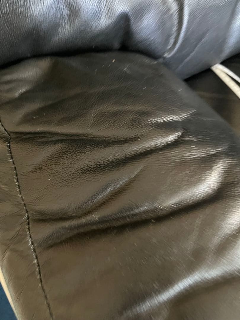 値下げ！ニトリ　電動リクライニングソファ　黒　ブラック　二人掛け　収納