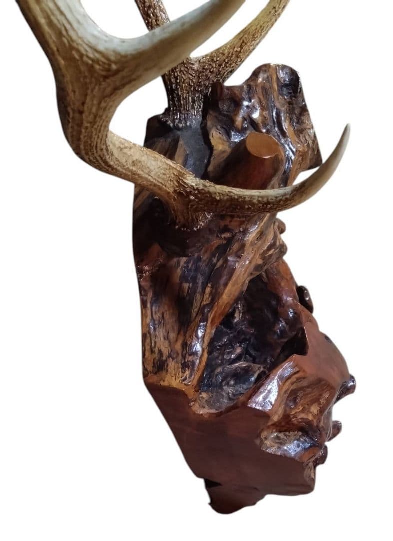 鹿の角　大型　木製　ツノ