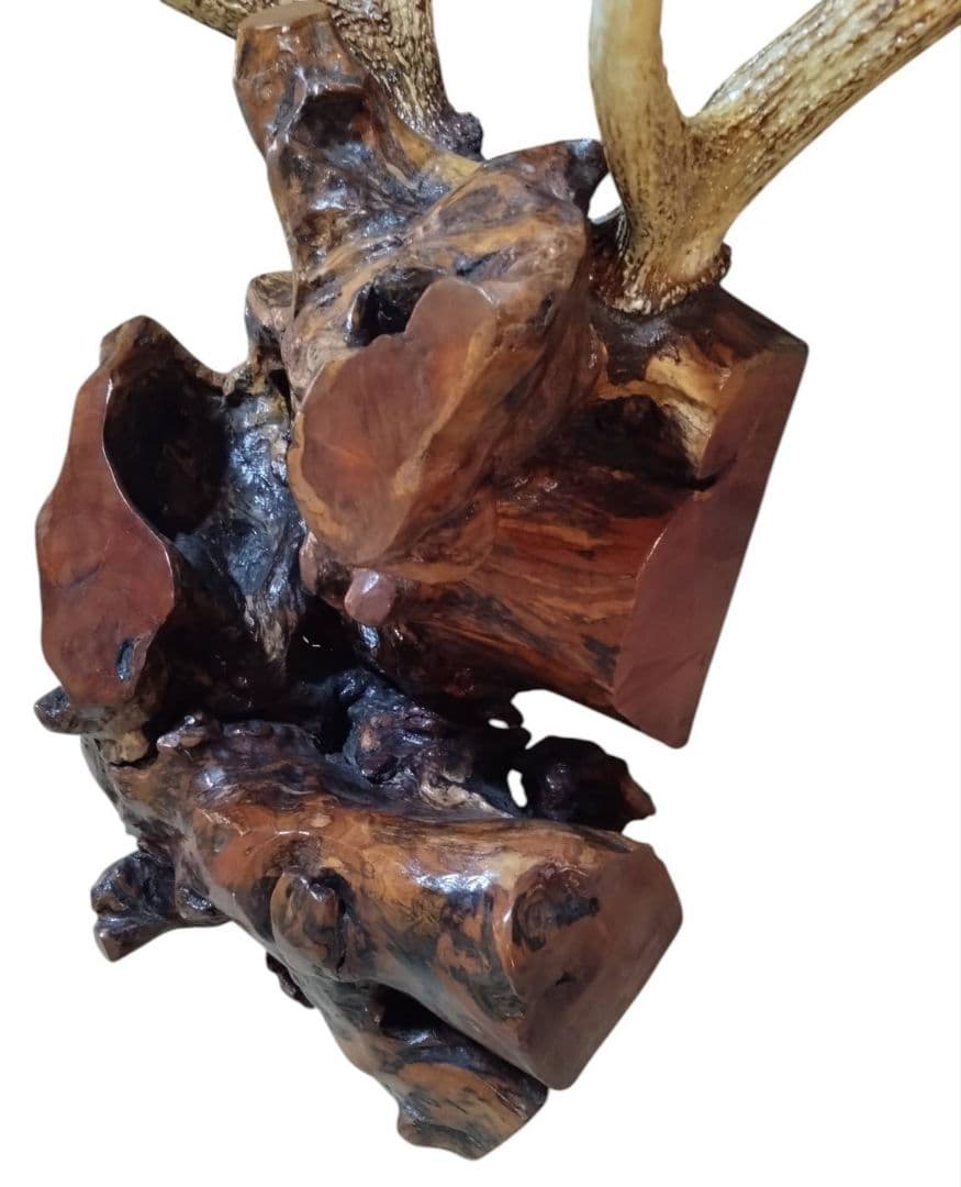 鹿の角　大型　木製　ツノ