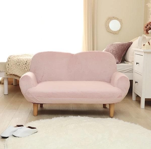 日本製 コンパクト カウチソファ 二人掛け リクライニング 肘掛付 北欧