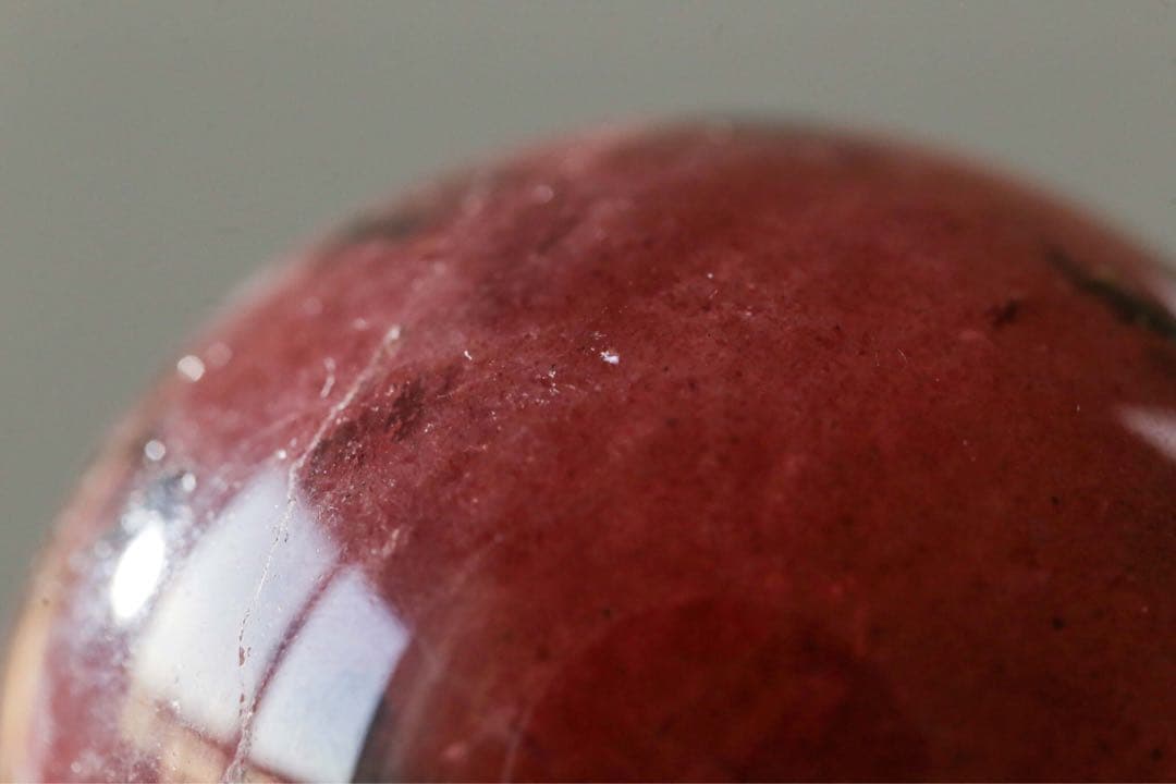 【天然石】ストロベリークォーツスフィア