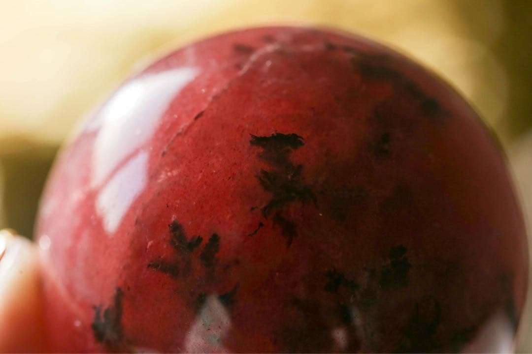 【天然石】ストロベリークォーツスフィア