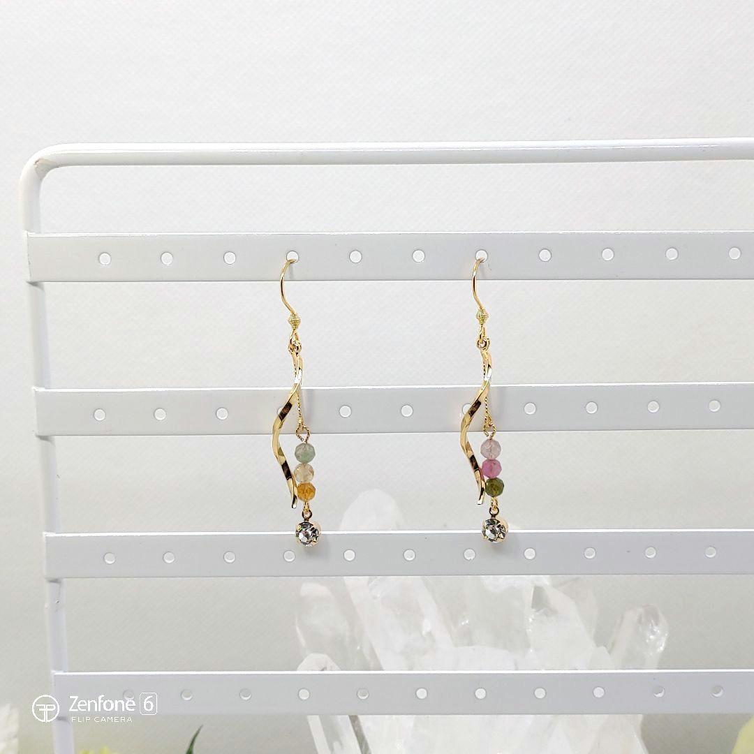 ◆n.♡ページです♪No.157と158◆天然石ピアス2点です