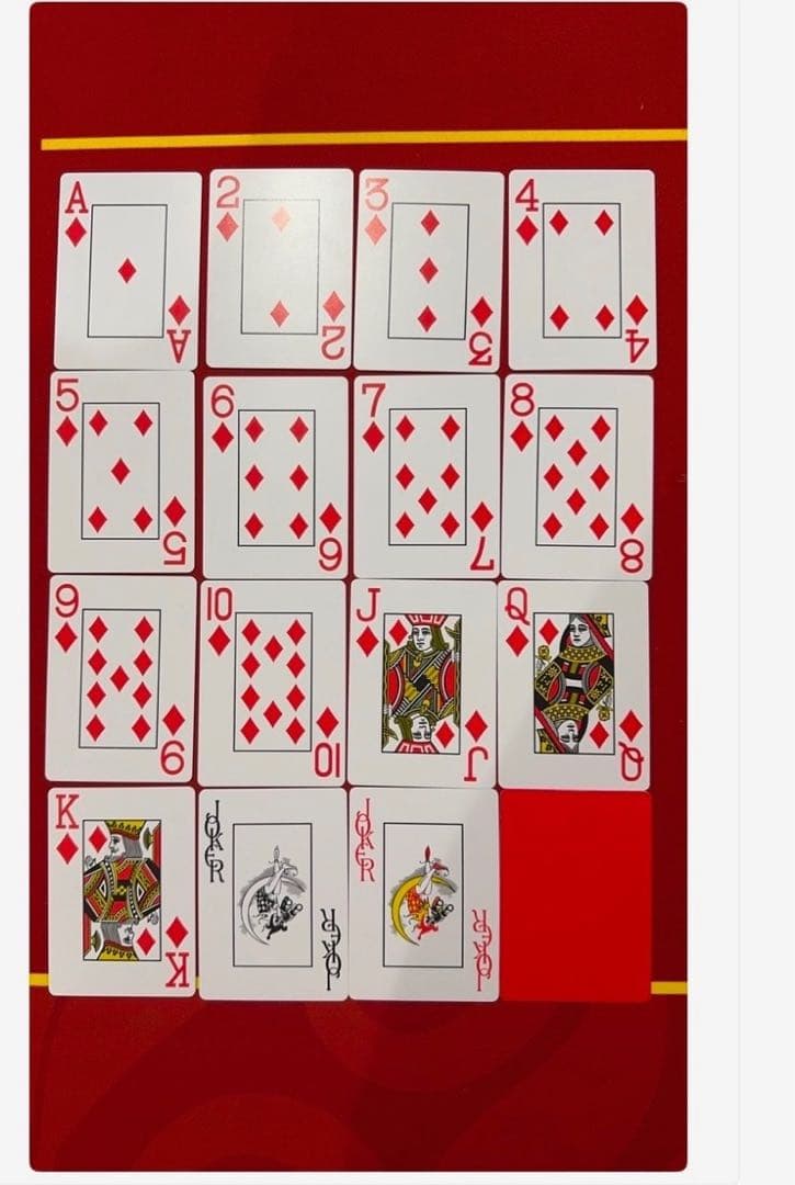 WPTポーカー専用トランプ　赤•青5セット ※セール中