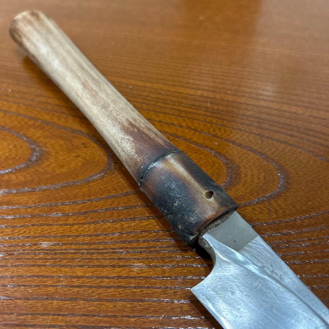 刺身包丁 正本-秀 全長34cm刃18,5cm厚約4mm ★送料無料 ★水牛柄付