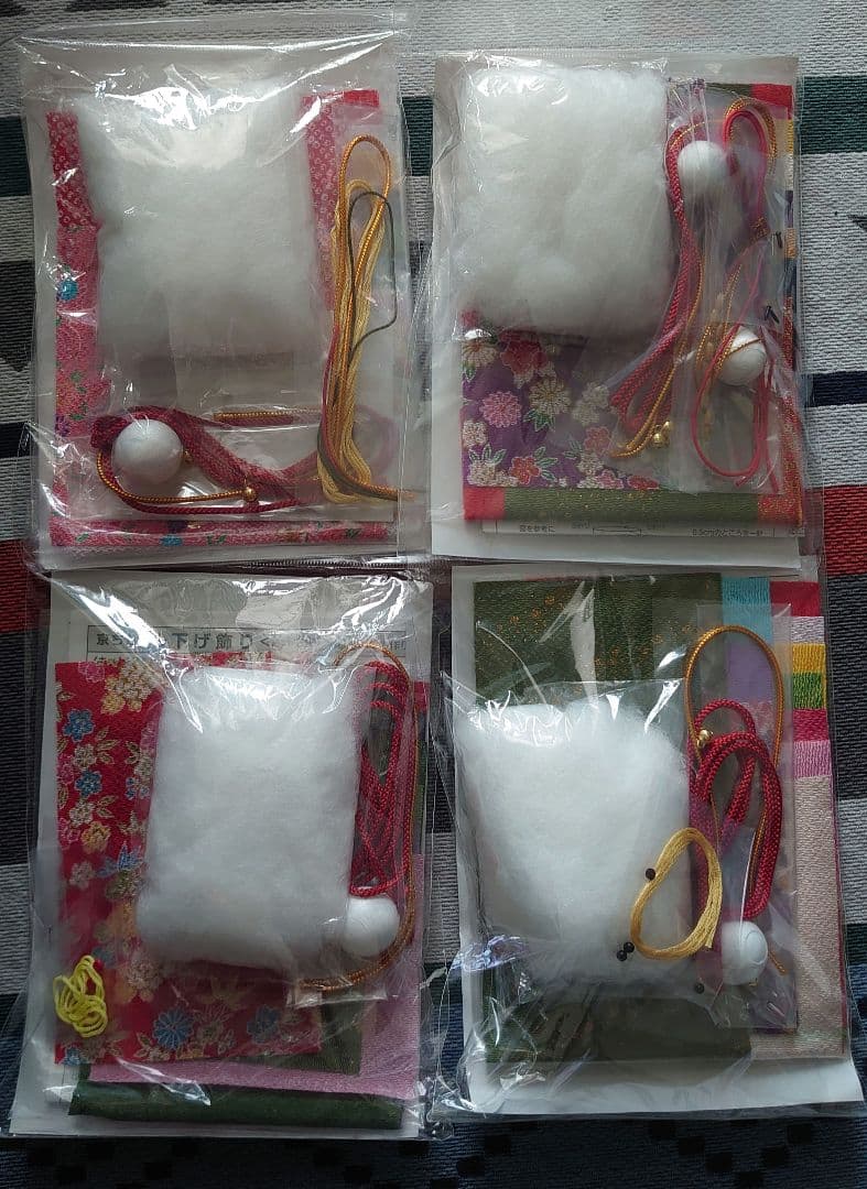 京ちりめん 下げ飾り ハンドメイド