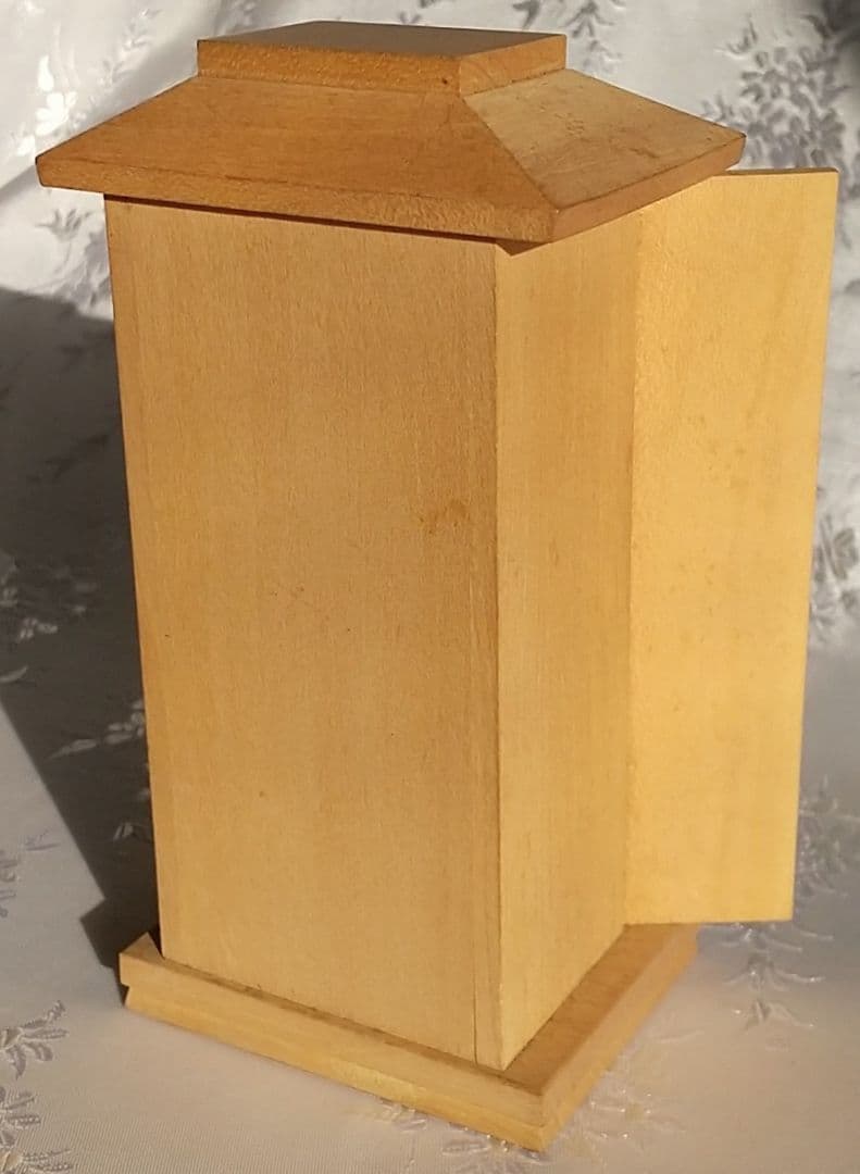 弘法大師坐像【極小】#397 厨子入り 空海 お大師さま 木彫 仏像