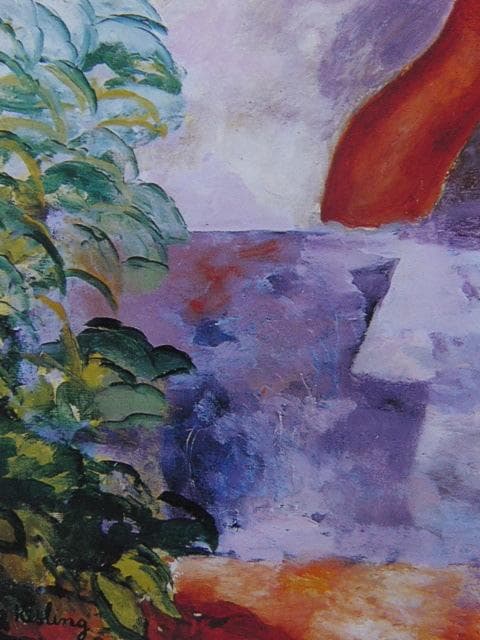 モイズ・キスリング、【キスリングとルネ】、希少な画集画、新品高級額 額装付