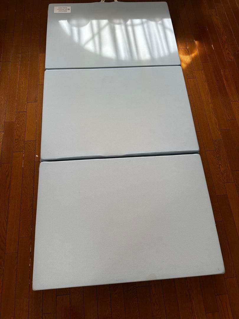 マニフレックス：メッシュ・ウィング 三つ折りマットレス シングル ミッドブルー