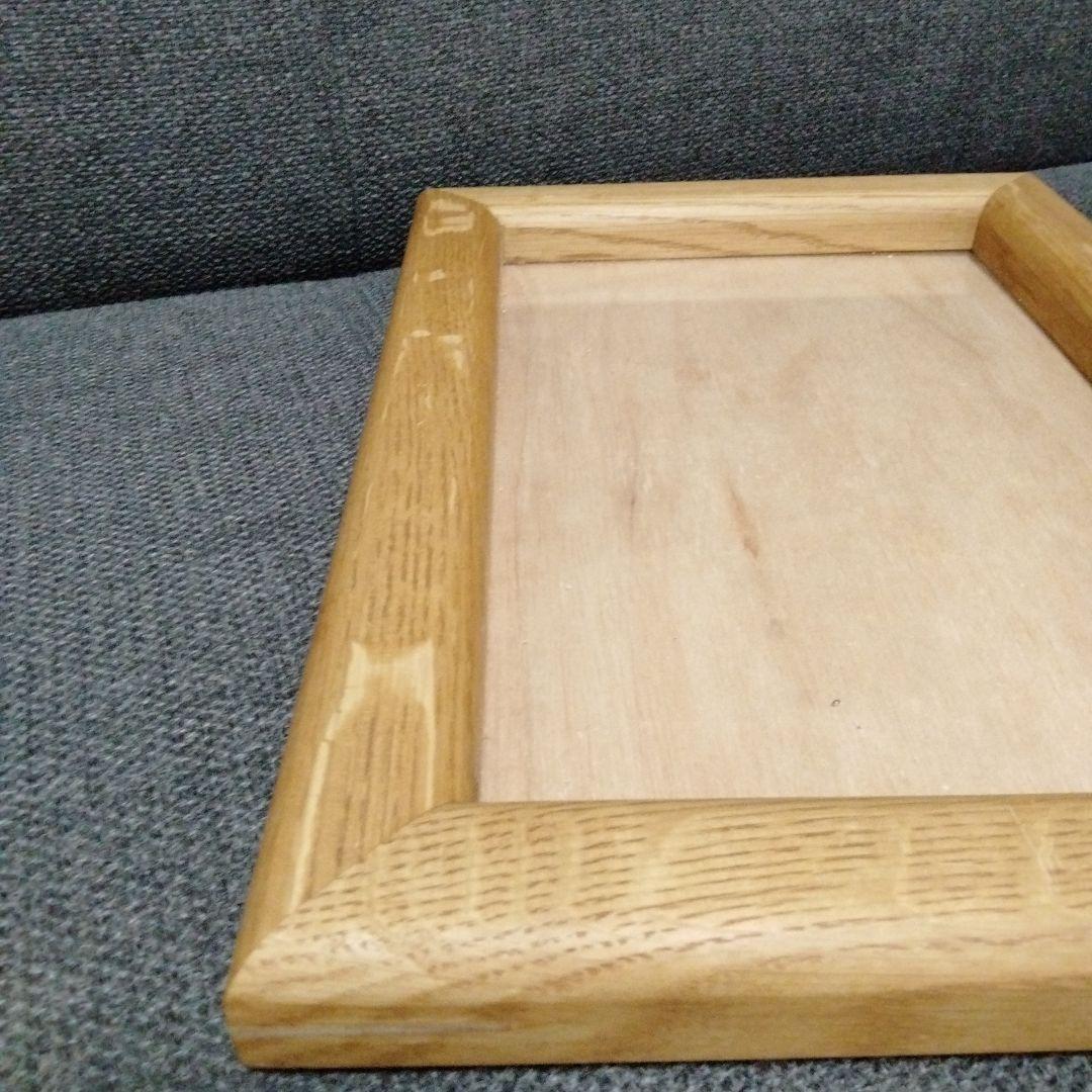 無垢材　ナラ　フォトフレーム(額縁)