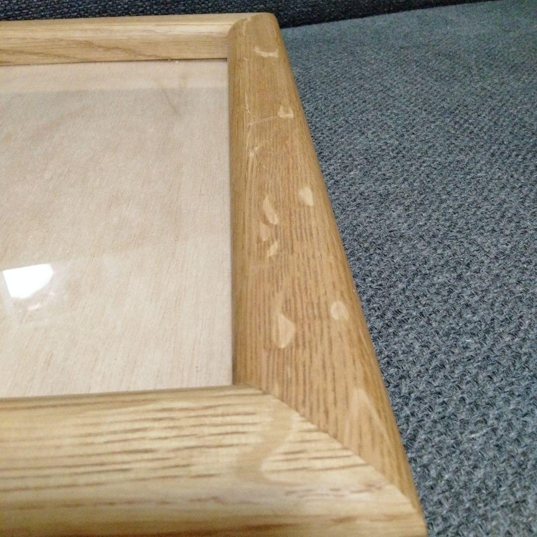 無垢材　ナラ　フォトフレーム(額縁)