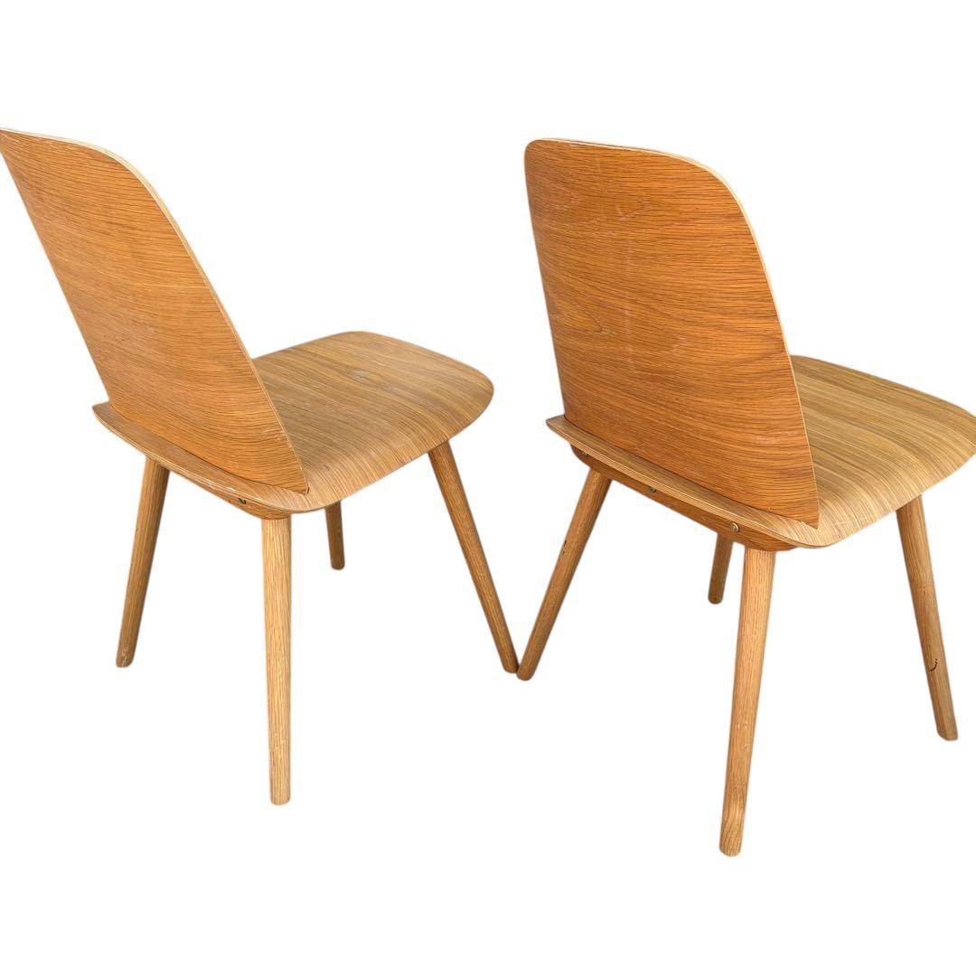 【美品】muuto ムート Nerd Chair ナードチェア オーク 2脚分④