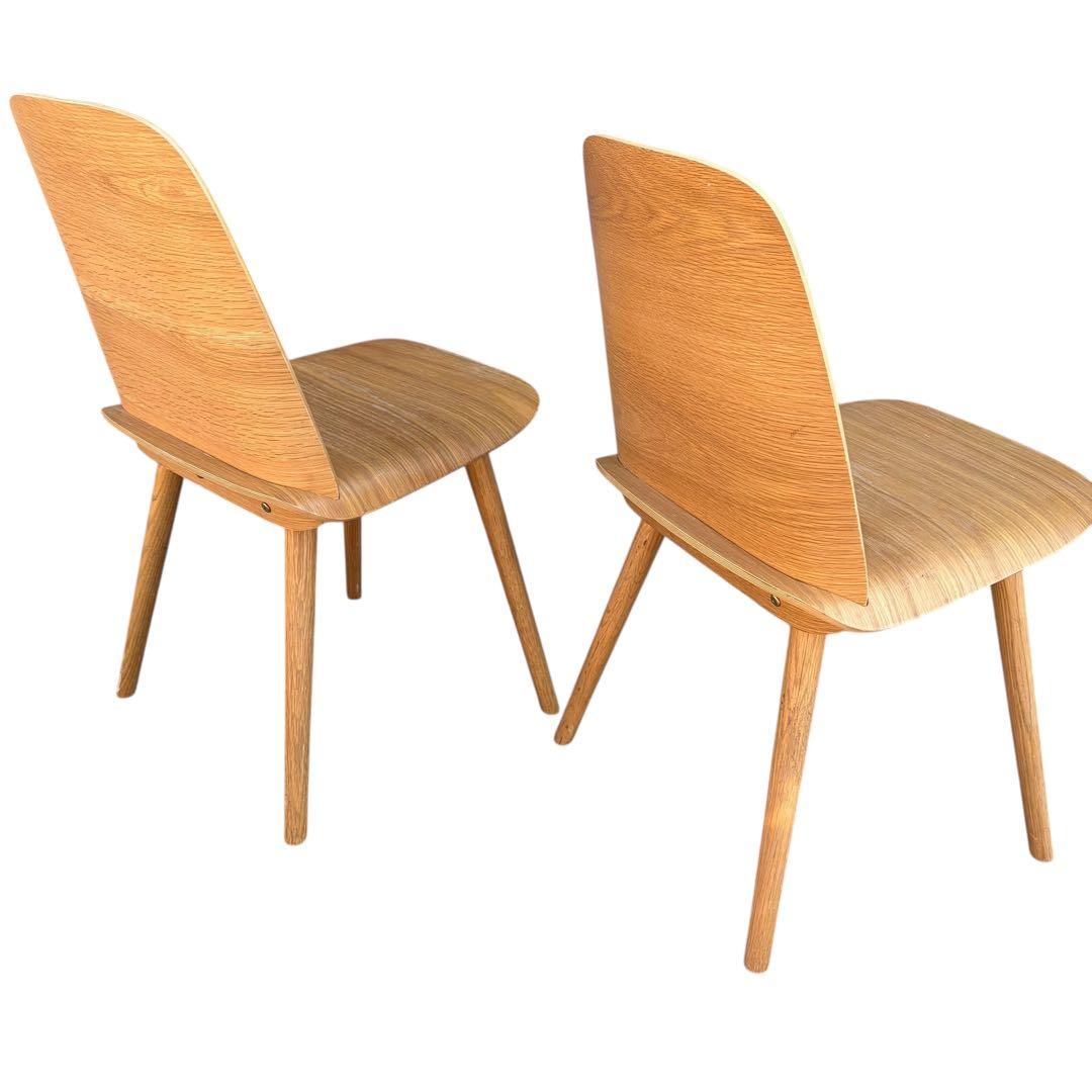 【美品】muuto ムート Nerd Chair ナードチェア オーク 2脚分④