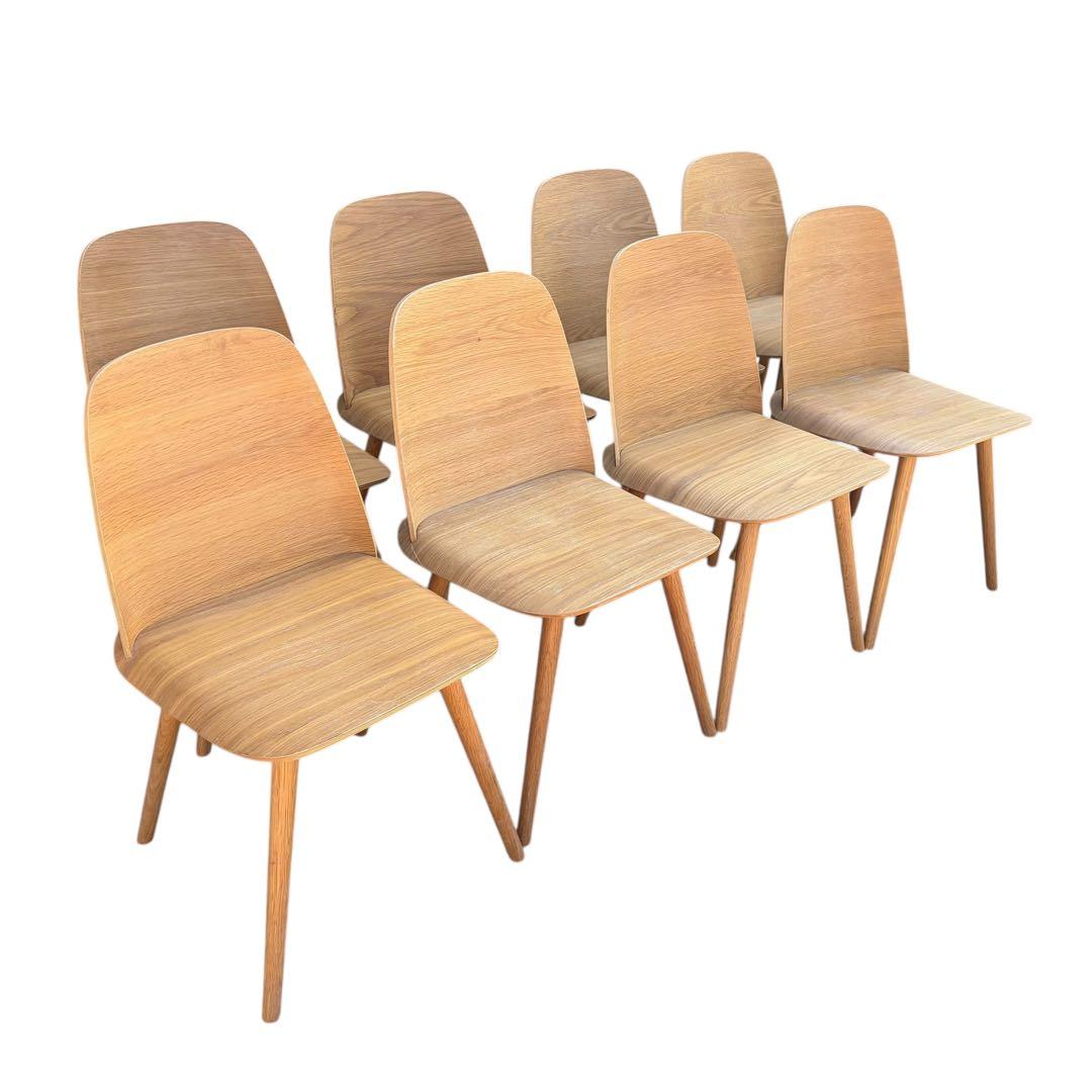 【美品】muuto ムート Nerd Chair ナードチェア オーク 2脚分④