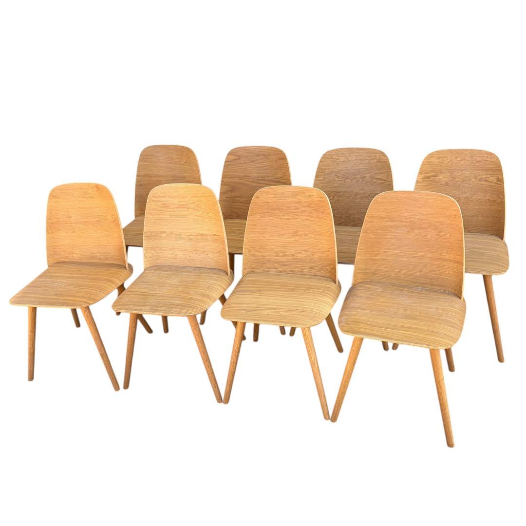 【美品】muuto ムート Nerd Chair ナードチェア オーク 2脚分④
